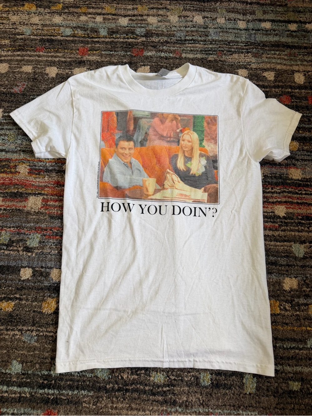White FRIENDS 'How You Doin'?' Tee